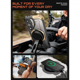 Supcase Samsung Galaxy S26 -suojakuori UB Grip MagSafe musta kulta
