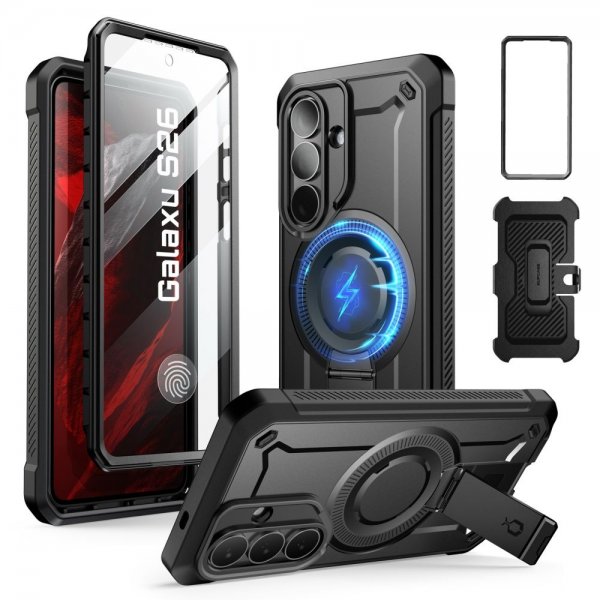 Supcase Samsung Galaxy S26 Suojakuori UB Pro MagSafe Musta