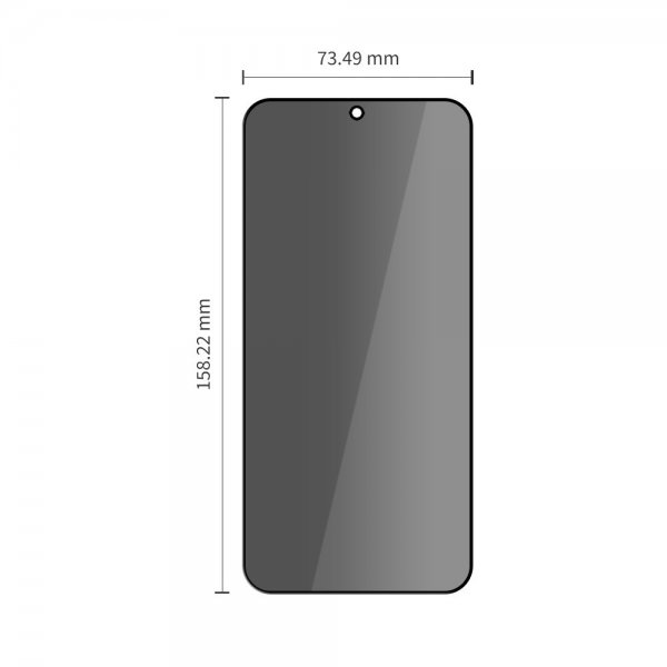 Tech-Protect Samsung Galaxy A37/A57/S25 FE Näytönsuoja Lasi Spy+ 2-pack