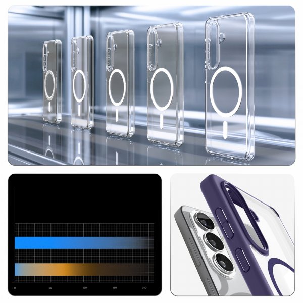 Spigen Samsung Galaxy S26 -suojakuori Ultra Hybrid MagFit Deep Purple