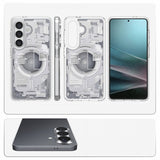 Spigen Samsung Galaxy S26 -suojakuori Ultra Hybrid MagFit Zero One valkoinen