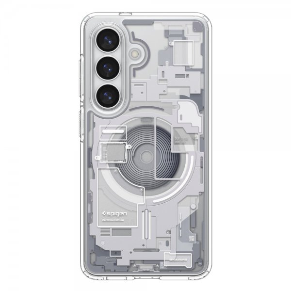 Spigen Samsung Galaxy S26 -suojakuori Ultra Hybrid MagFit Zero One valkoinen