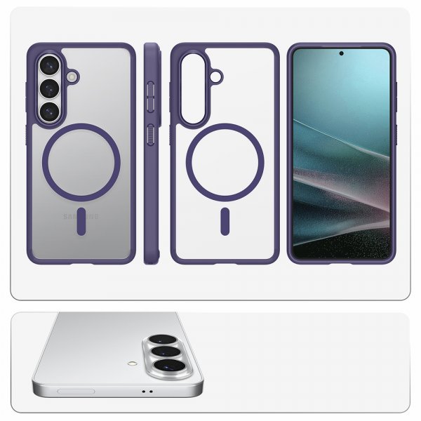 Spigen Samsung Galaxy S26 Plus -suojakuori Ultra Hybrid MagFit Deep Purple