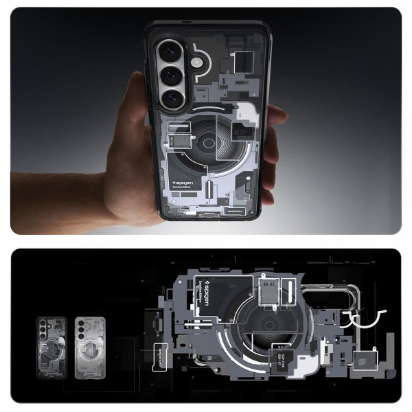 Spigen Samsung Galaxy S26 Plus -kuori Ultra Hybrid MagFit Zero One, musta