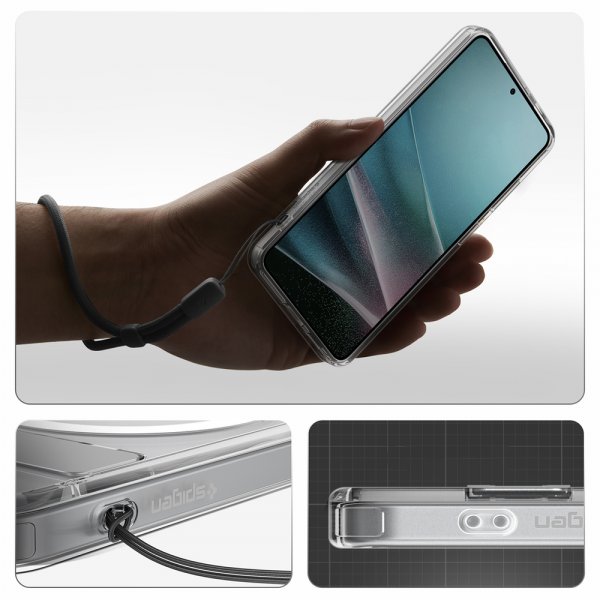Spigen Samsung Galaxy S26 Plus -suojakuori Ultra Hybrid S MagFit Clear White