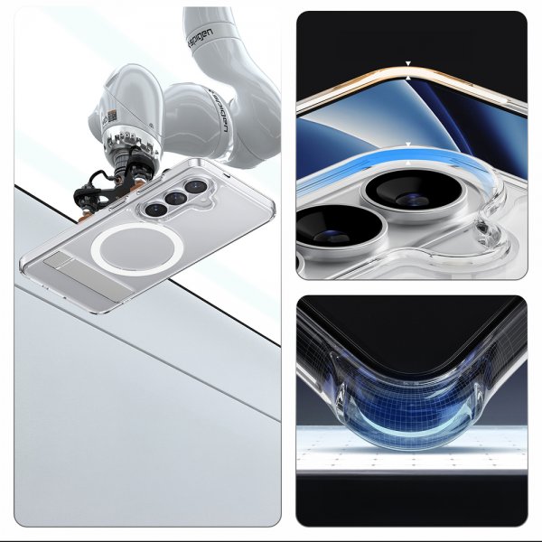 Spigen Samsung Galaxy S26 Plus -suojakuori Ultra Hybrid S MagFit Clear White