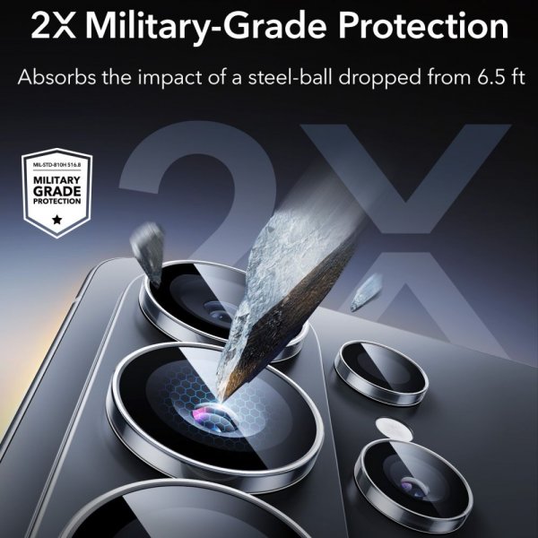 ESR Samsung Galaxy S26 Ultra Kameran linssinsuoja Armorite Läpinäkyvä