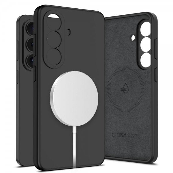Tech-Protect Samsung Galaxy S26 Plus Kuori Silicone MagSafe Musta