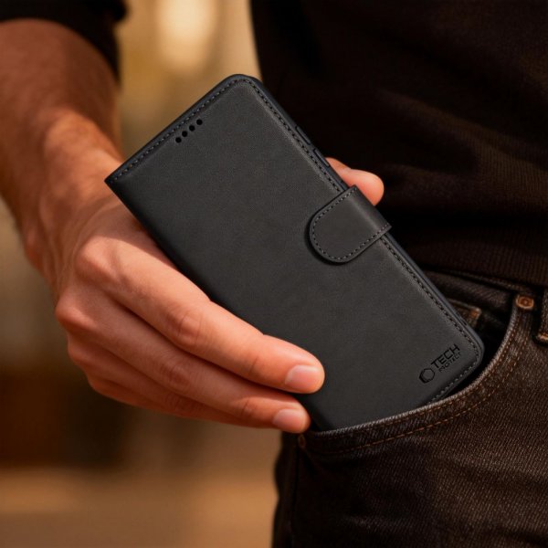 Tech-Protect Samsung Galaxy S26 Plus Kotelo Wallet Musta