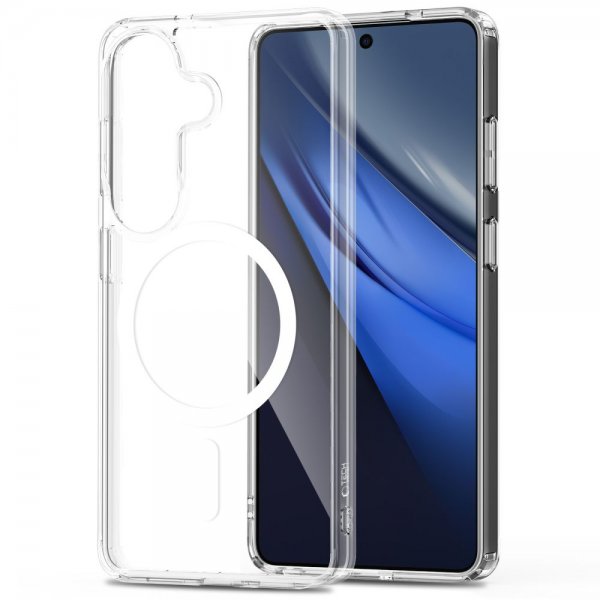 Tech-Protect Samsung Galaxy S26 Plus FlexAir Hybrid MagSafe -suojakuori läpinäkyvä