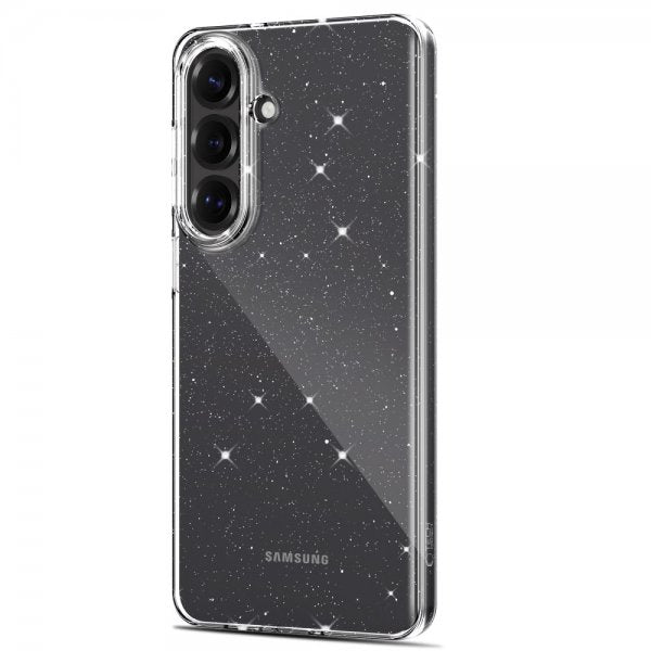 Tech-Protect Samsung Galaxy S26 -suojakuori FlexAir Läpinäkyvä Glitter