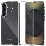 Tech-Protect Samsung Galaxy S26 Plus -suojakuori FlexAir Läpinäkyvä Glitter