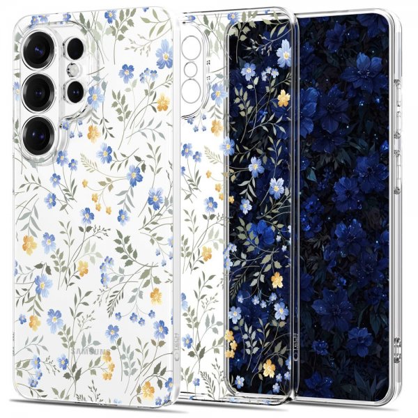 Tech-Protect Samsung Galaxy S26 Ultra -kuori FlexAir kukkakuviolla