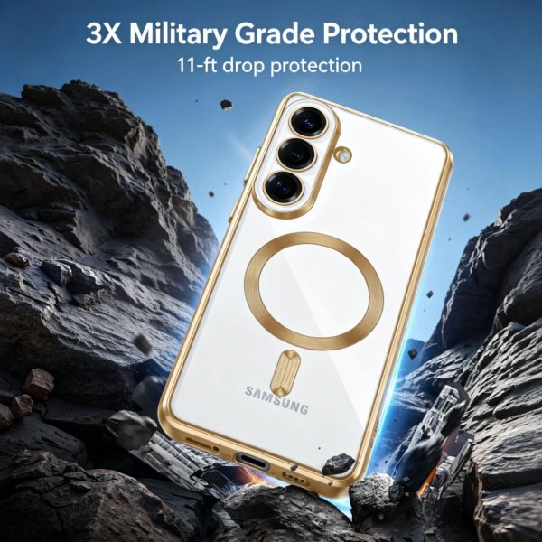 Tech-Protect Samsung Galaxy S26 -suojakuori MagFlex MagSafe, kulta