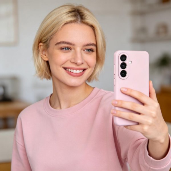 Tech-Protect Samsung Galaxy S26 -silikonisuojakuori MagSafella, pinkki