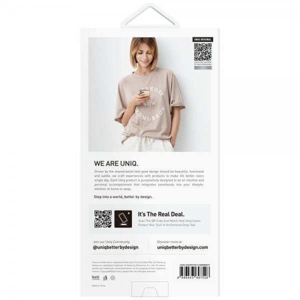 UNIQ Samsung Galaxy S26 Plus -suojakuori Combat MagClick, musta