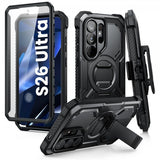 Supcase Samsung Galaxy S26 Ultra -suojakuori ArmorBox Clip MagSafe Musta
