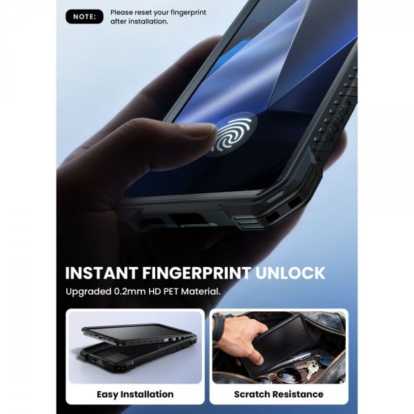 Supcase Samsung Galaxy S26 Ultra -suojakuori ArmorBox Clip MagSafe Musta