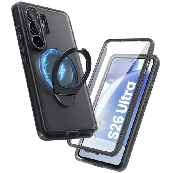 Supcase Samsung Galaxy S26 Ultra Kuori Cosmo MagSafe Musta