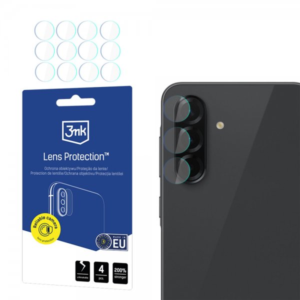 3mk Samsung Galaxy A37/Galaxy A57 Kameran linssinsuojus Lens Protection