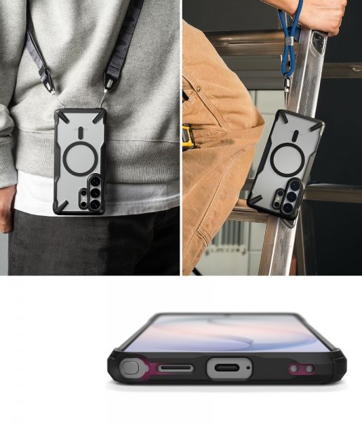 Ringke Samsung Galaxy S26 Ultra Kuori Fusion X Magnetic Musta