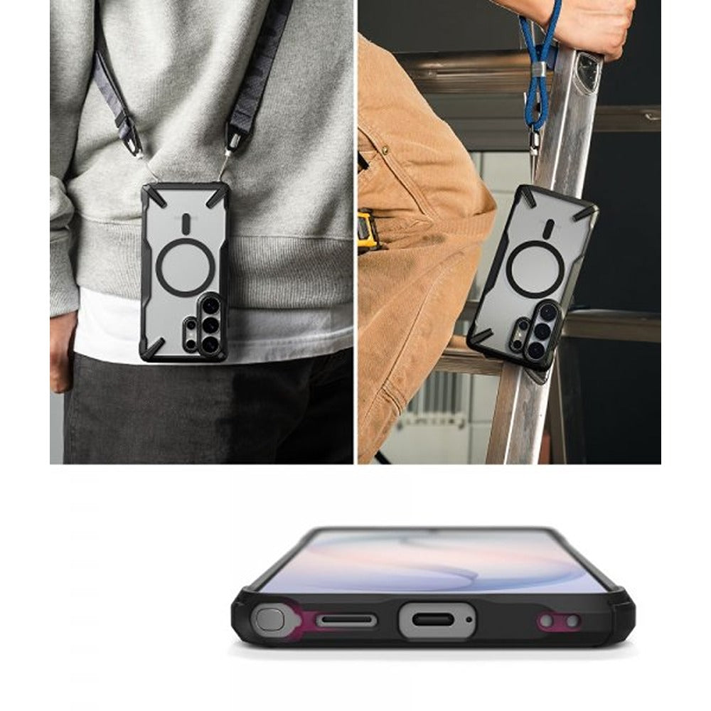 Ringke Samsung Galaxy S26 Ultra Kuori Fusion X Magnetic Musta