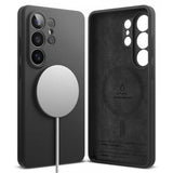 Ringke Samsung Galaxy S26 Ultra Silicone Magnetic -suojakuori, musta