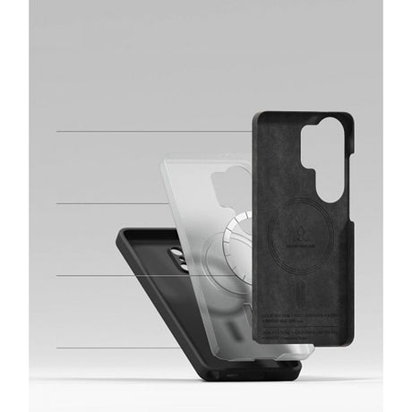 Ringke Samsung Galaxy S26 Ultra Silicone Magnetic -suojakuori, musta