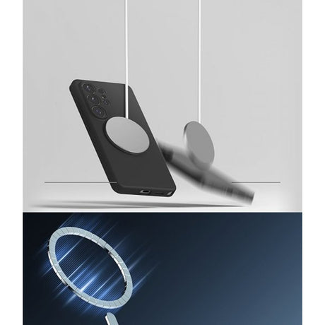 Ringke Samsung Galaxy S26 Ultra Silicone Magnetic -suojakuori, musta