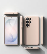 Ringke Samsung Galaxy S26 Ultra -silikonisuojakuori magneettikiinnityksellä, pinkki