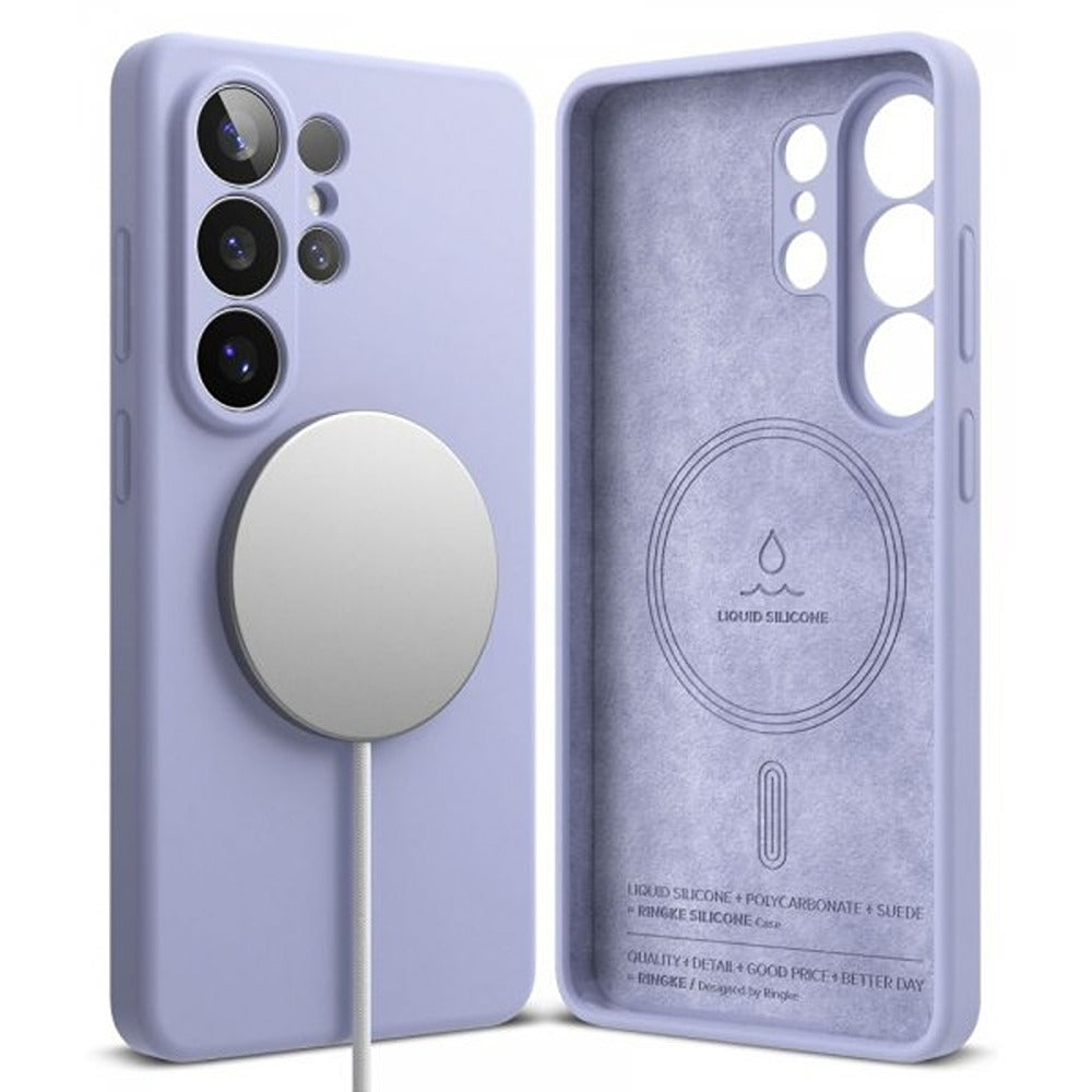 Ringke Samsung Galaxy S26 Ultra Kuori Silikoni Magneettinen Liila