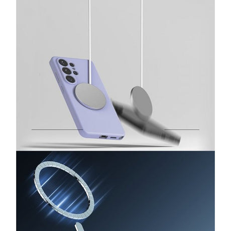 Ringke Samsung Galaxy S26 Ultra Kuori Silikoni Magneettinen Liila