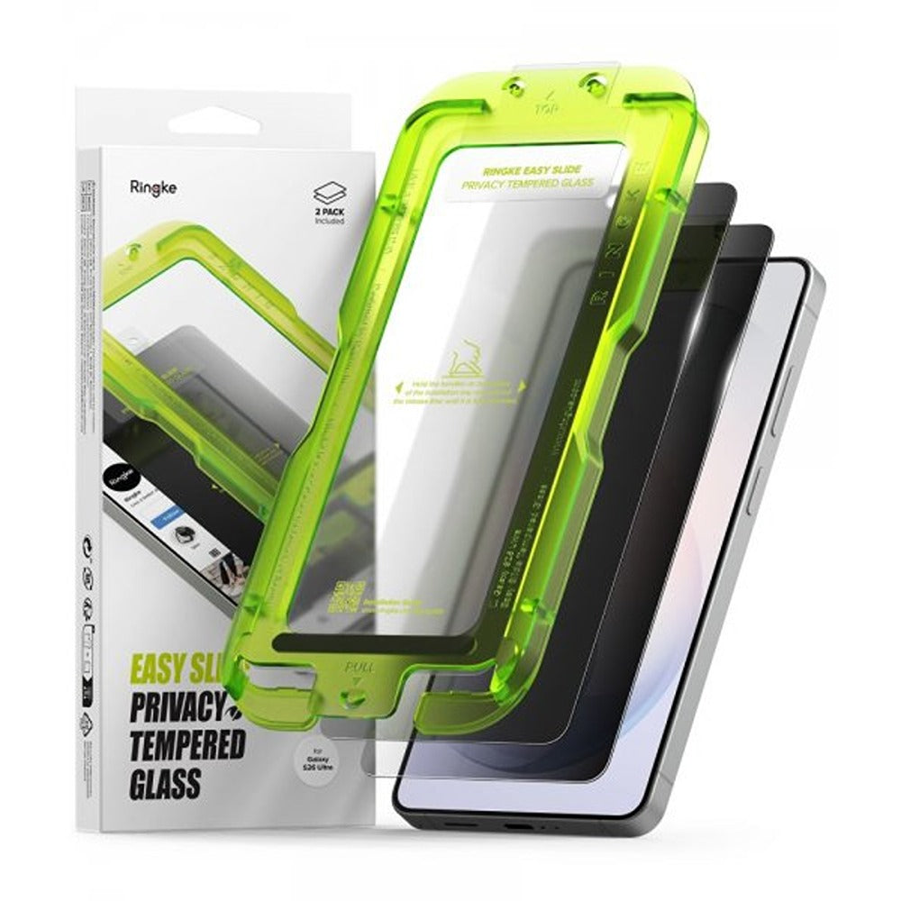 Ringke Samsung Galaxy S26 Ultra näytönsuoja Easy Slide Privacy 2-pakkaus