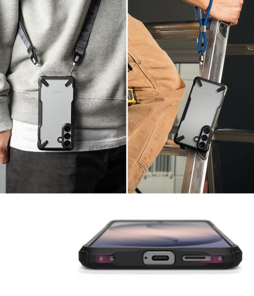 Ringke Samsung Galaxy S26 Plus Suojakuori Fusion X Musta