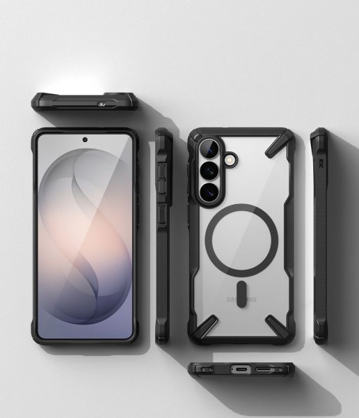 Ringke Samsung Galaxy S26 Plus Suojakuori Fusion X Magnetic Musta