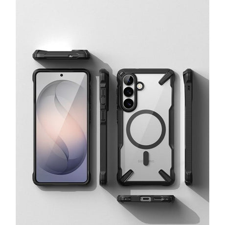 Ringke Samsung Galaxy S26 Plus Suojakuori Fusion X Magnetic Musta