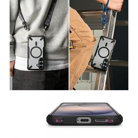 Ringke Samsung Galaxy S26 Plus Suojakuori Fusion X Magnetic Musta