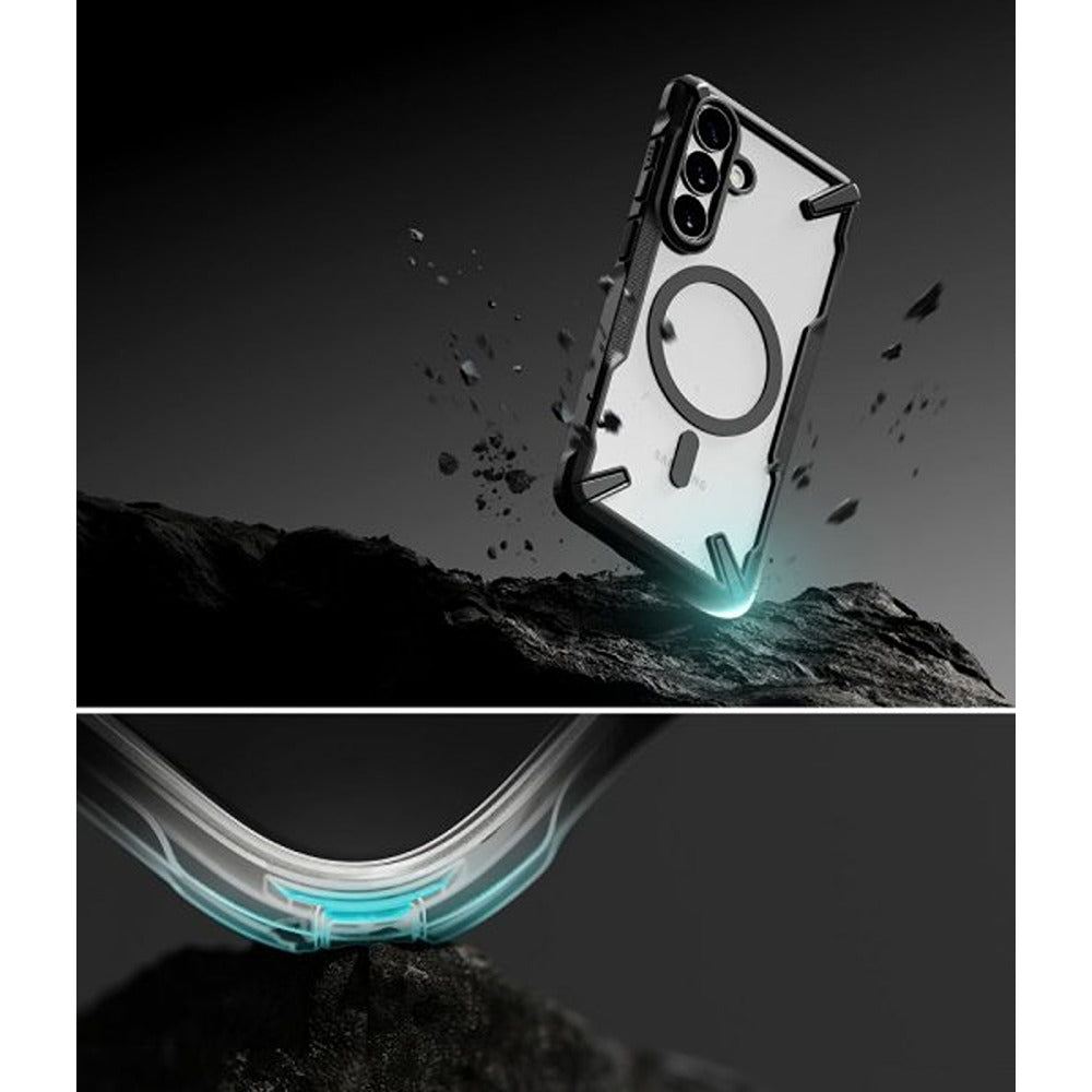 Ringke Samsung Galaxy S26 Plus Suojakuori Fusion X Magnetic Musta