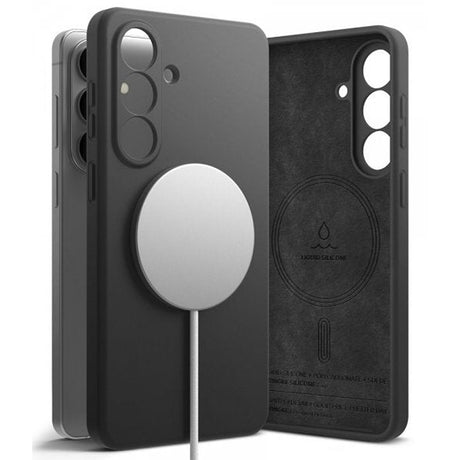 Ringke Samsung Galaxy S26 Plus Kuori Silicone Magnetic Musta
