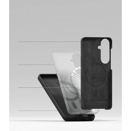 Ringke Samsung Galaxy S26 Plus Kuori Silicone Magnetic Musta
