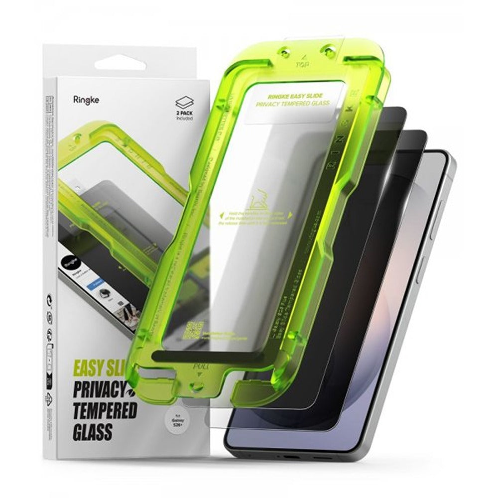 Ringke Samsung Galaxy S26 Plus -näytönsuoja Easy Slide Privacy 2 kpl