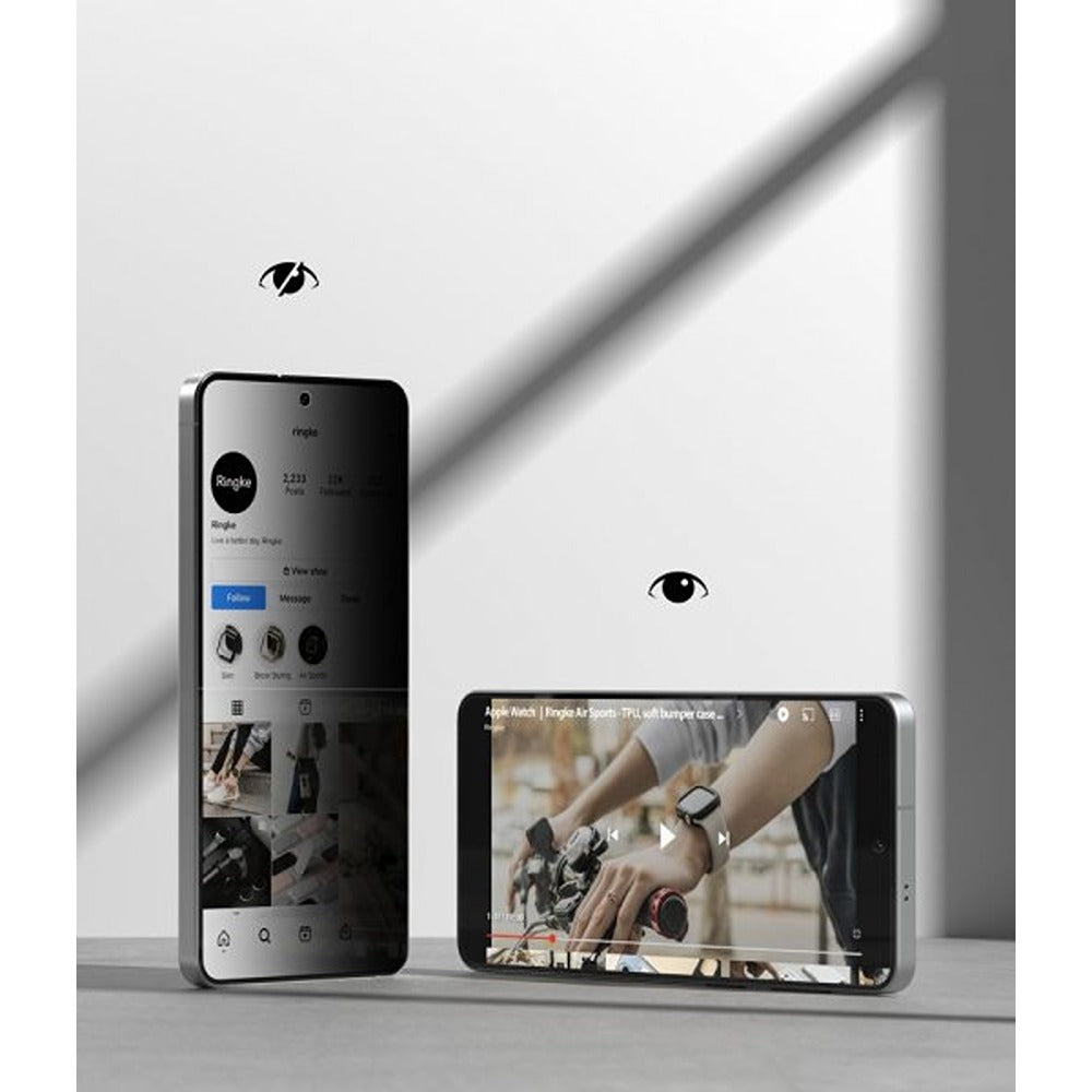 Ringke Samsung Galaxy S26 Plus -näytönsuoja Easy Slide Privacy 2 kpl