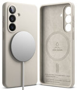 Ringke Samsung Galaxy S26 -suojakuori Silicone Magnetic, beige