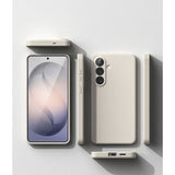 Ringke Samsung Galaxy S26 -suojakuori Silicone Magnetic, beige