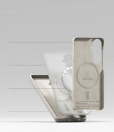 Ringke Samsung Galaxy S26 -suojakuori Silicone Magnetic, beige