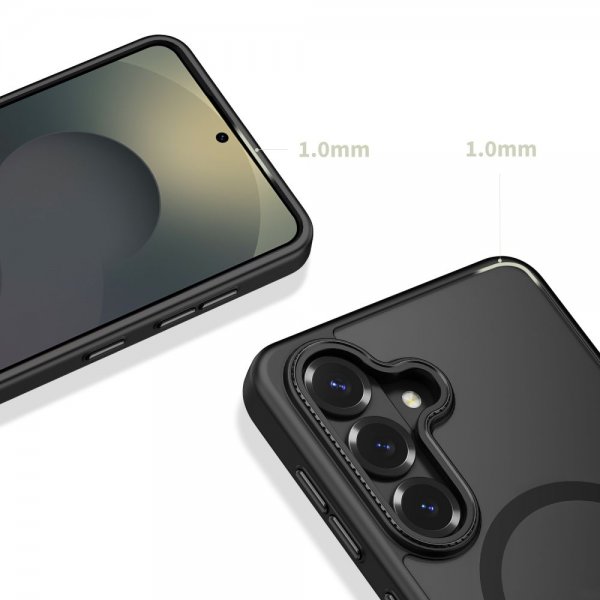 Tech-Protect Samsung Galaxy S26 -suojakuori MagCam MagSafe, musta