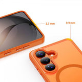 Tech-Protect Samsung Galaxy S26 -kuori MagMat MagSafe, oranssi
