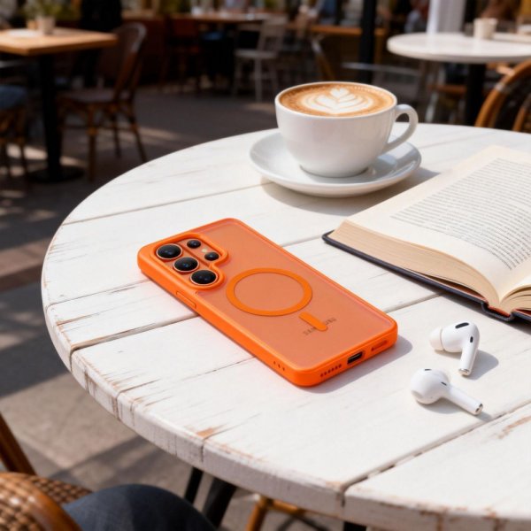 Tech-Protect Samsung Galaxy S26 Ultra Kuori MagMat MagSafe Oranssi
