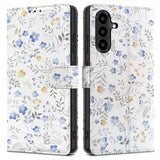 Tech-Protect Samsung Galaxy A57 -kotelo lompakko kukkakuviolla