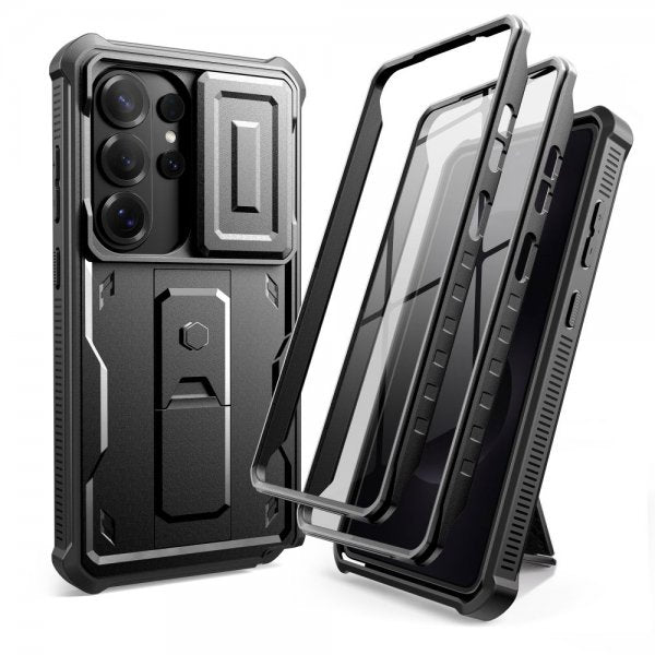 Tech-Protect Samsung Galaxy S26 Ultra Kuori Kevlar Cam+ Musta